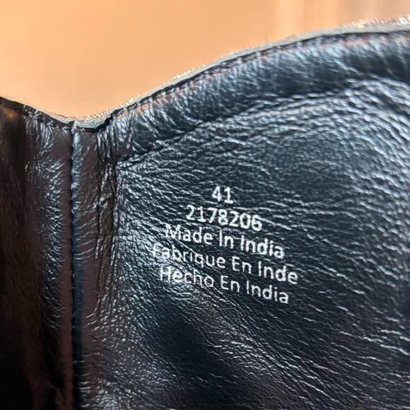 Free People Barclay Women's EU 41 Floral Jacquard Ankle Boots Block Heels Sz 11 - Picture 8 of 10